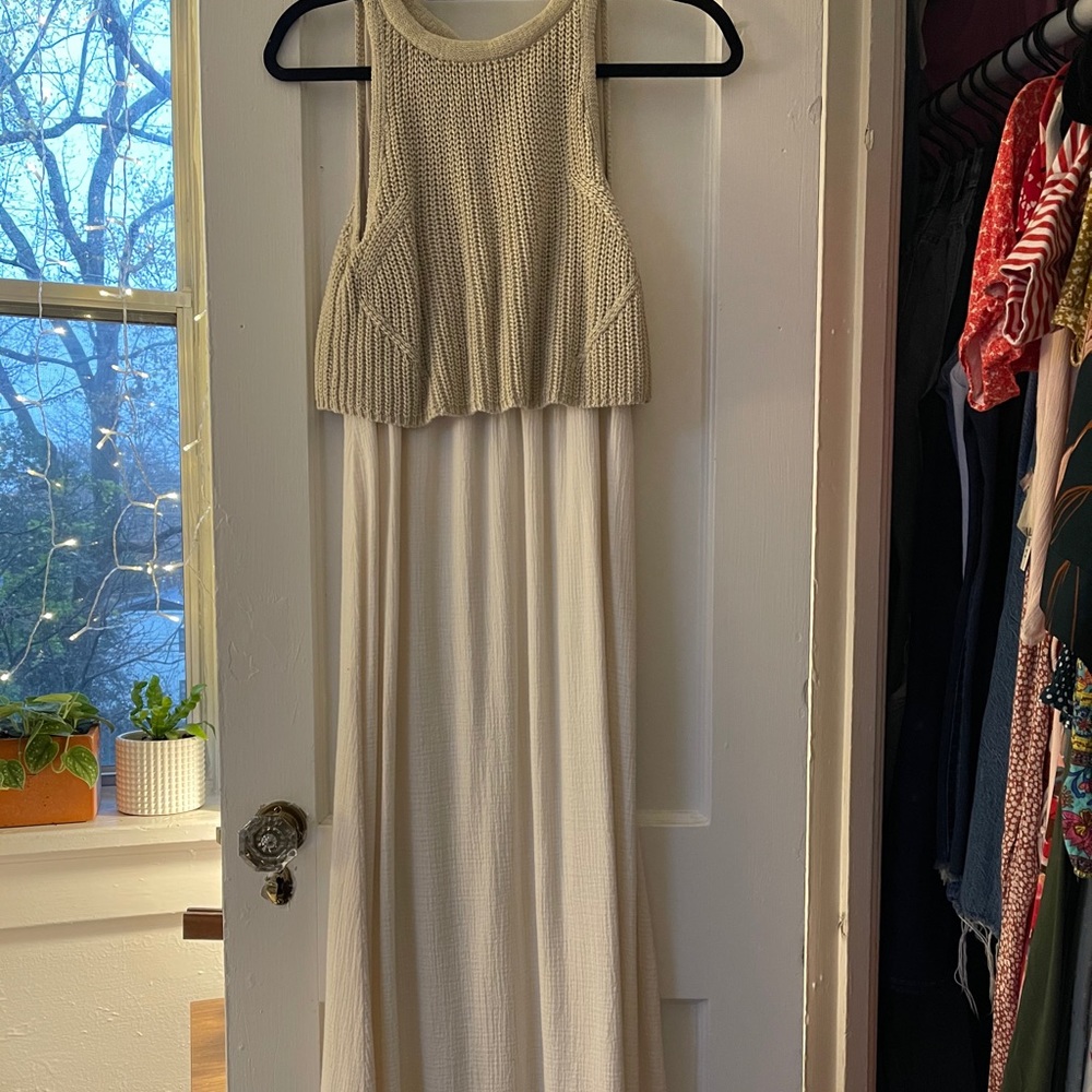 Anthropologie Moth Maxi Dress petite